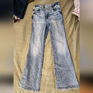 NWOT Good American Women's Bootcut Flare Long Stretchy Jeans Size 12/31